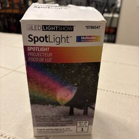 1036239 Light Effects Show Led Projection Plus Multicolored 2 In 1 Christmas Spotight