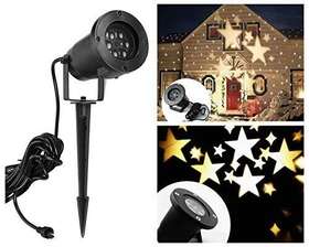 Lightess 603894584061 Christmas Projector Light Star Moving Holiday Decorations Outdoor Inch