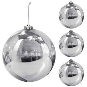 Ian-liliful-4844 Liliful 4 Pcs 7.87 Inch Christmas Ornament Ball Large Plastic Outdoor Gol