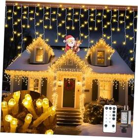 Ici-10m Linhai Maigerui Lighting Co. Ltd. Christmas Ice Light Outdoor 8 Modes Indoor Decor String Lights With Remote