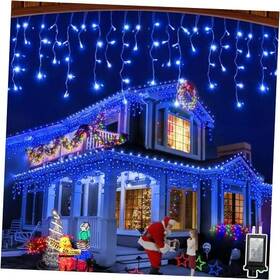 Wx-1332l Linhai Yuandi Lighting Factory 132ft 1332 Led Outdoor Christmas Lights - 296 Ice Drops Blue