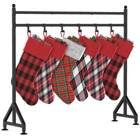 Css-1 Livilord Christmas Stocking Holder Stand With 8 Hook Heavy Duty Freestanding