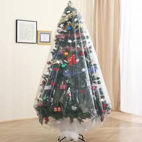 Liyaomix 605832831282 Jumbo Christmas Tree Removal Bag Clear Extra Large 6ft Width X 9ft Tall Christm