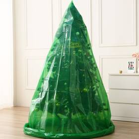 Liyaomix 605832831312 Jumbo Christmas Tree Removal Bag Extra Large 6ft Width X 9ft Tall Green