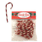 Lo5687 Bethany Lowe Chenille Candy Cane Christmas Ornaments Retro 801836126281