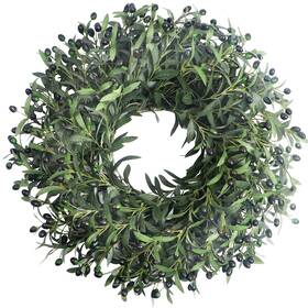 Hm6631 Lokeisna Christmas Wreath 27.5 Inch Large Olive For Front Door Handmade All-sea