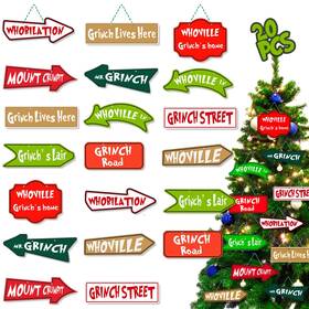 Lonbass 631105839952 Christmas Tree Decorations 20pcs Hanging Ornament For Funny Xm