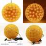 Lso10150 Yellow Starlight Sphere Ball Lights Ul Certified Commercial Grade