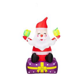 Lumiparty 955580969015 6 Ft Inflatable Santa Claus With Gift Boxes - Outdoor Christmas Decorations