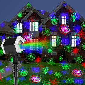 X-59p Lunmore Christmas Laser Projector Lights Outdoor Projection 30 Patterns Lands