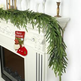 Sz-a02-3 Lznpa 6 Ft Realistic Christmas Garland Natural Droopy Soft Bendable Cedar