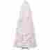 M-p140504q Holiday Time New Artificial Christmas Tree 7.5 Tall White Flocked Pre-lit 400 Clear Lights