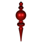 M111803 Vickerman Red Finial Ornament 734205236086
