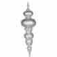 M118807 Vickerman Finial Glaze-glitter Ornament 734205242094