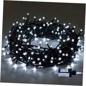 Bw-22ledsl-us-cw Magical Lighting Indoor Christmas String Lights - 220 Leds 82ft/25m 8 Modes End-to Cool White