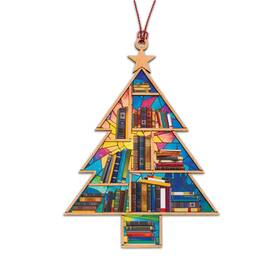 Tr-038-book Mailamcraft Book Tree Christmas Ornaments 2025 Lover Ornament Gifts For 6