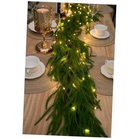 Maimituhuayi 752804353843 6ft Artificial Norfolk Pine Garlands Real Touch Winter Christmas Tree