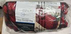 Mainstays 618842442331 Mainstay Soft Sided Rolling Christmas Tree Storage Bag With Wheels Holds Up To 9 Ft