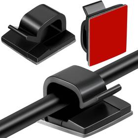Clips-01 Maitys 60 Outdoor Cable Clips For Christmas Lights - Adhesive Wire Management Hooks