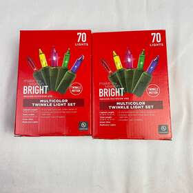 Making The Season Bright 195602038398 2 - Make Red Blue Green Yellow Christmas Twinkle Tree 70 Light