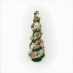 38-34188 Mark Roberts Christmas 2023 Jeweled Tree Gold - 15 Inches