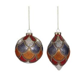 Mark Roberts 680036466072 Christmas 2020 Kings Fleur Ornament Assortment Of 2 4 Inches