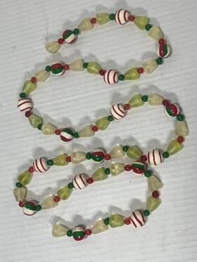 30-47823 Mark Roberts Christmas Gumdrop Candy Cane Garland 4-foot Sweet Treat Sugar