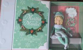 Martha Stewart 840070969667 On The Mantel Green Plush Figurine Christmas 2024 Snoop Dogg Elf