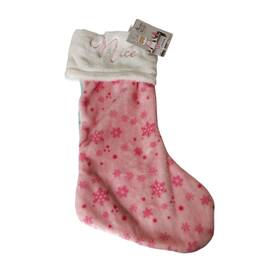 Martha Stewart 840070993860 On The Mantle 20 Inch Reversible Naughty Or Nice Christmas Stocking
