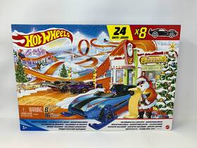 Mattel 887961913637 Hot Wheels 2021 Limited Edition Christmas Advent Calendar 24 Days With 8 Cars 1 64