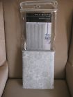 Max Studio Home Floral Fable Silver White Shower Curtain Holidays