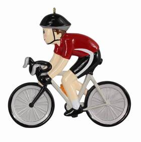 Maxora 769390596721 Bicycle Christmas Tree Ornament - 2024 Personalized Road Bike Cyclist Ornamen