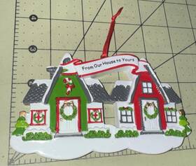 Pr26 Maxora Neighbor Christmas Ornament From Our House To Yours - Two Homes