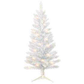Bcn30t-88wt-30l Maylaviu 3ft Pre Lit Artificial Mini Christmas Tree Premium Small Fake Wit
