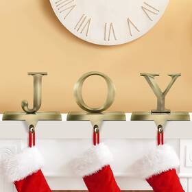 An3308 Mceast Pack Of 3 Christmas Stocking Holders Metal Mantel Clips Firep