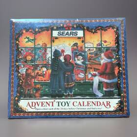 Mclean Designs 642681394131 Vintage 1997 Countdown To Christmas Advent Calendar From Sears With Toys New