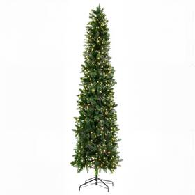 Mcq 753747460216 6-foot Pre-lit Fraser Fir Pencil Artificial Christmas Tree Offering 8 Warm