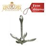 Md075468 Best Choice Galvanized Four Fluke Anchor Folding Lockable For Watercraft