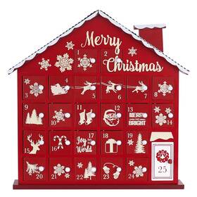 Mytd-8081 Meetyamor Christmas Advent Calendar Wooden House 2025 With 25 Large Drawers Days Until