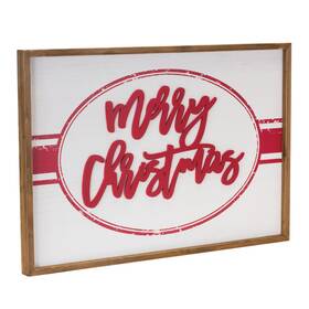 86326ds Melrose Wood Merry Christmas Sign 27.5 Inch L