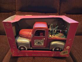 Members Mark 193968233389 Pre-lit Vintage Truck Little Red Hauling A Christmas Tree New