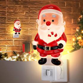 Xu-meonum-327 Meonum Christmas Decoration Santa Clause Night Light Led Lig