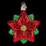 22028 Merck Old World Christmas Ornament Poinsettia Star