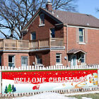 Merry Christmas Outdoor Banner Happy New Year Home Decorations Usa