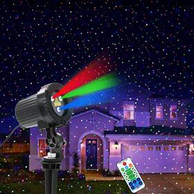 Mod01rgb-100 Mhazdze Christmas Laser Lights Outdoor Garden Projector With Moving Rgb