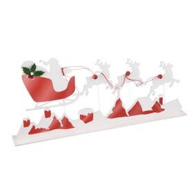 Midwest 093422781053 Cc Christmas Decor 31 Inch Reindeer Sleigh Silhouette Table