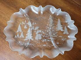 Mikasa 020911303151 Christmas Story Divided Relish Dish Platter 17 1/4 Inch Sa 600/345 In Box