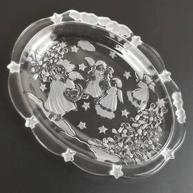 Mikasa 020911717149 Christmas Angels Stars Servings Platter Sweet Dish Sa 835/347 Germany