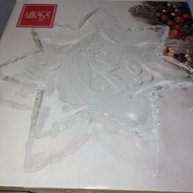 Mikasa 641265149112 Crystal Star Server Angel Music 13 Inch Germany Christmas