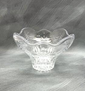 Wy601 Mikasa Wy601/210 6 Inch Crystal Bowl Christmas Night Trees And Snowflakes Footed Dish